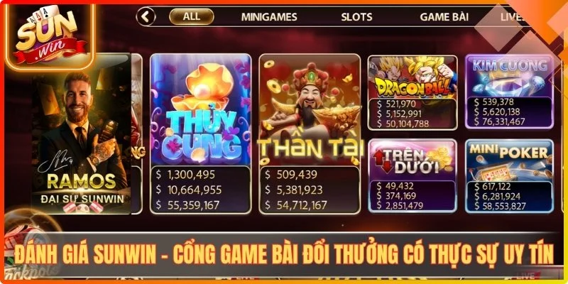Danh gia sunwin cong game bai doi thuong co thuc su uy tin