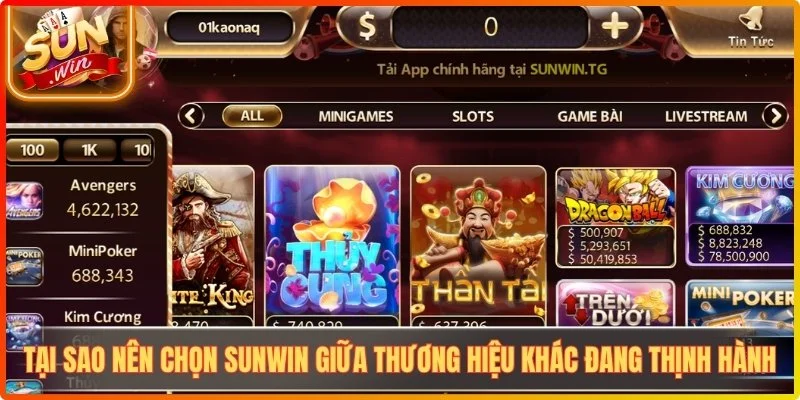 Tại Sao Nên Chọn Sunwin - Điểm Đến Giải Trí Hàng Đầu Châu Á