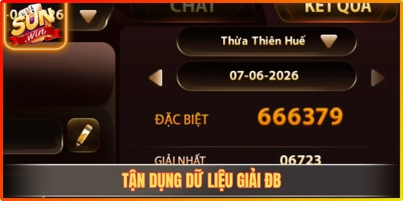 Tận dụng dữ liệu giải ĐB