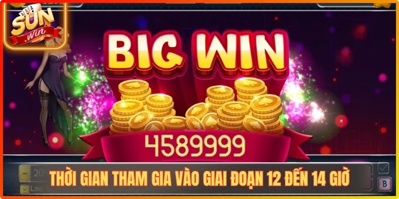 Thời gian tham gia vào giai đoạn 12 đến 14 giờ