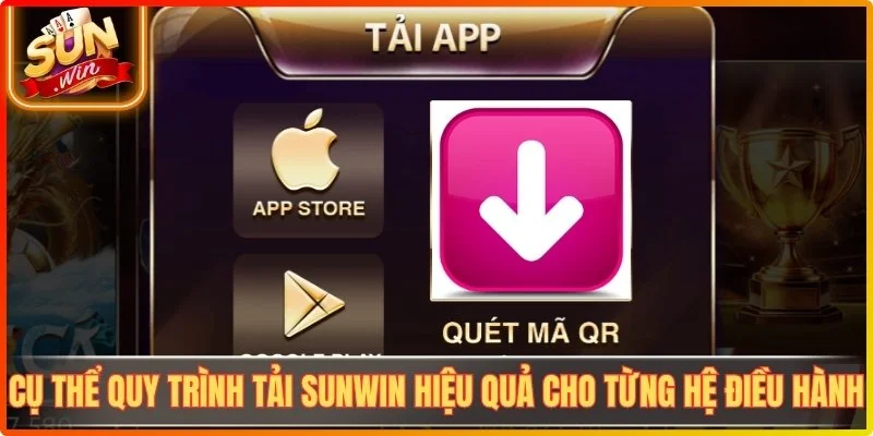 Cụ thể quy trình tải Sunwin hiệu quả cho từng hệ điều hành
