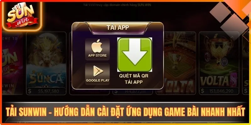Tai sunwin huong dan cai dat ung dung game bai nhanh nhat