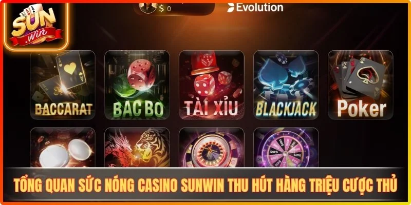 Casino Sunwin – Đỉnh Cao Giải Trí Trực Tuyến Uy Tín Nhất 2026