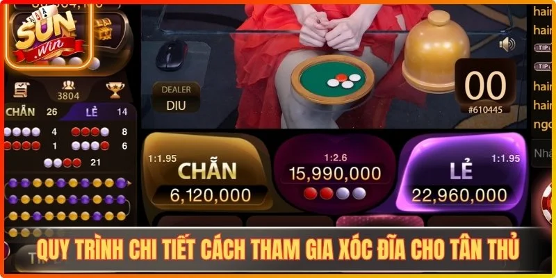 Toàn bộ quy trình chi tiết cách tham gia xóc đĩa cho tân thủ